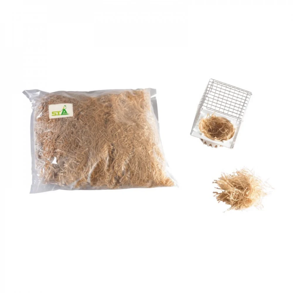 String bag with cotton